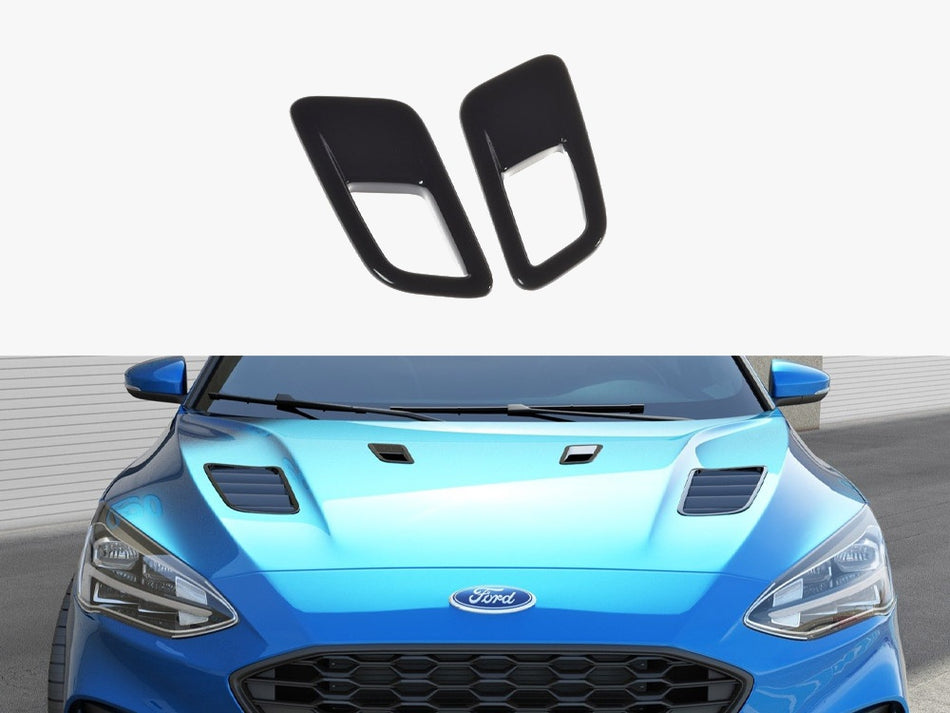Maxton Design Bonnet Vents (Smaller Ones) Ford Focus Mk4 ST (2018-) - FO-FO-4-BV2 - Image 1