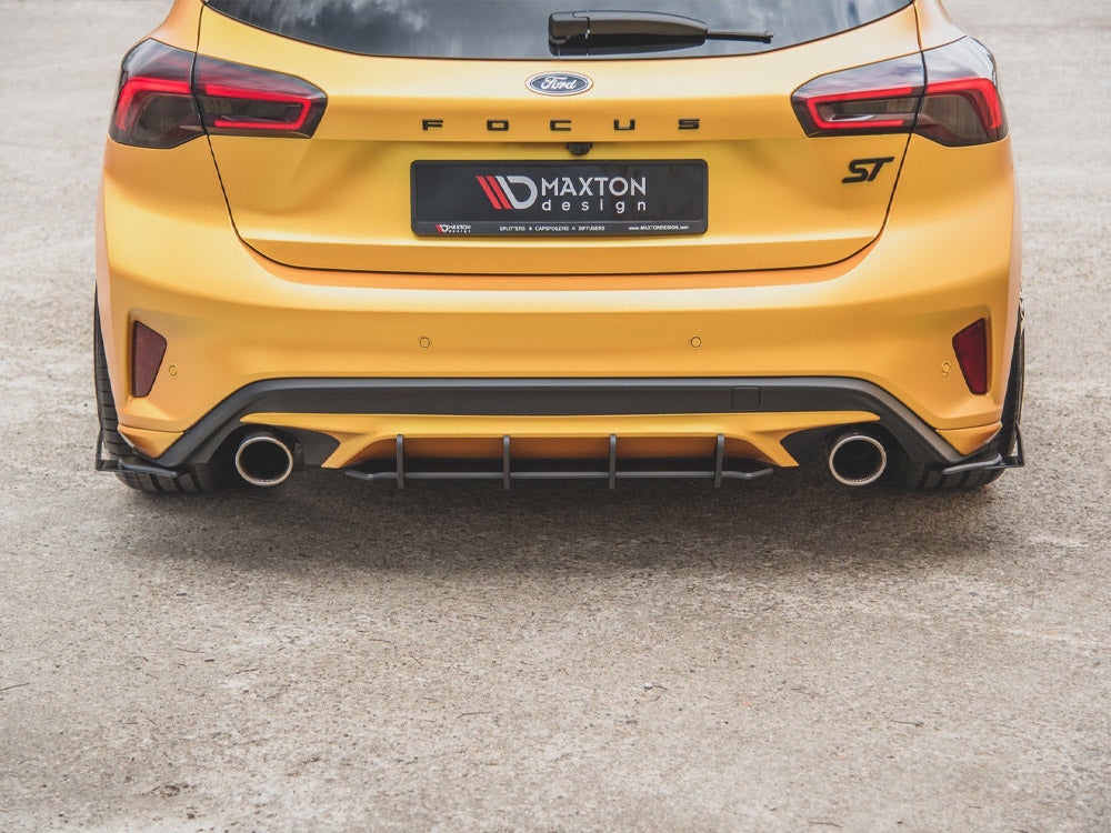 Maxton Design Street PRO Rear Side Splitters + Flaps Ford Focus ST Mk4 - FOFO4STCNC-RSD1B+RSF1G - Image 3