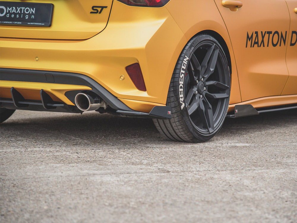 Maxton Design Street PRO Rear Side Splitters + Flaps Ford Focus ST Mk4 - FOFO4STCNC-RSD1B+RSF1G - Image 4