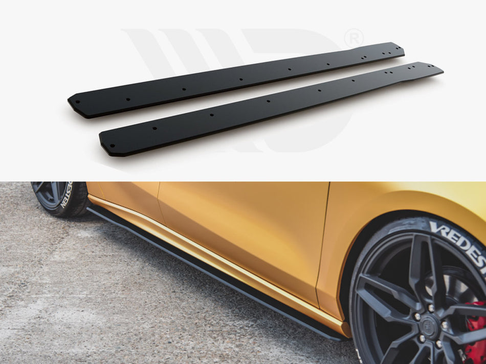 MAXTON DESIGN Street PRO Side Skirt Diffusers Ford Focus ST / ST-Line Mk4