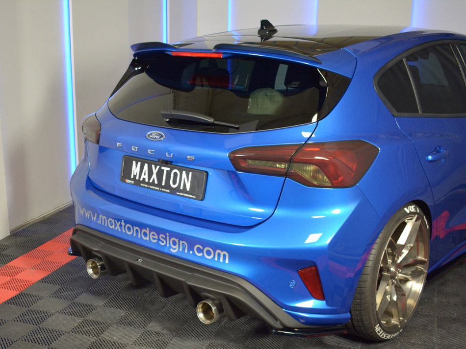 Maxton Design Spoiler CAP V.3 Ford Focus ST-Line Mk4 - Carbon Look - FO-FO-4-STLINE-CAP4C - Image 2