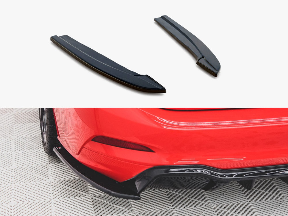 Maxton Design Rear Side Splitters V.3 (For rear valance v.1) Ford Focus ST-Line Estate Mk4 - FO-FO-4-STLINE-ES-RSD3G - Image 1