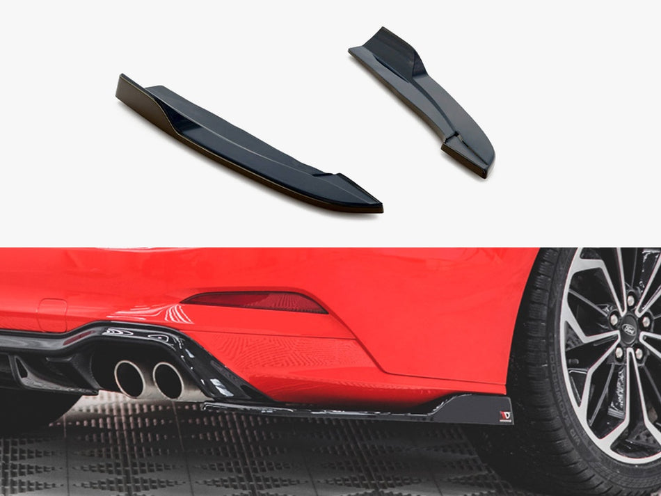 Maxton Design Rear Side Splitters V.4 (For rear valance v.1) Ford Focus ST-Line Estate Mk4 - FO-FO-4-STLINE-ES-RSD4G - Image 1