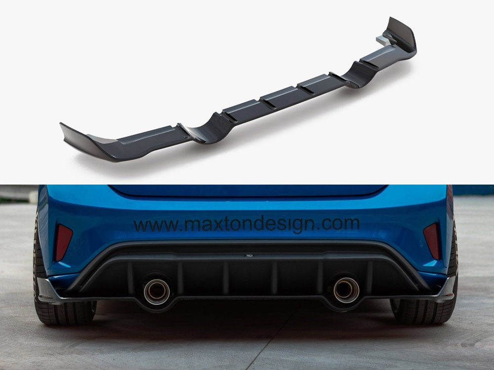 Maxton Design Rear Splitter Ford Focus Hatchback ST-Line Mk4 - FO-FO-4-STLINE-FRD1FP - Image 1