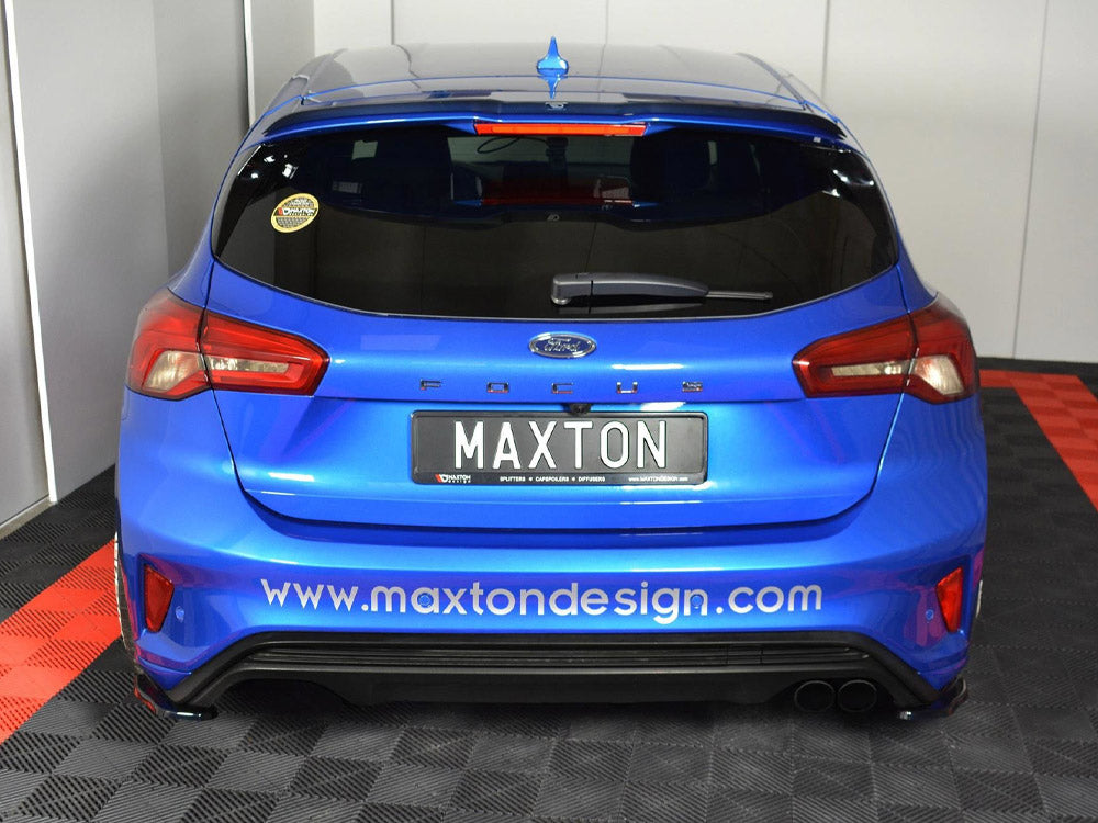 Maxton Design Rear Side Splitters V.1 Ford Focus ST-Line Mk4 - Carbon Look - FO-FO-4-STLINE-RSD1C - Image 2