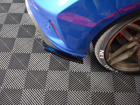 Rear Side Splitters V.1 Ford Focus ST-Line Mk4 - Carbon Look