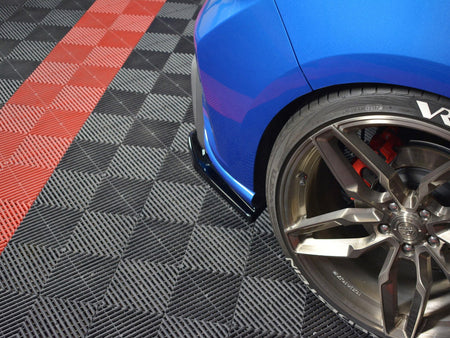 Maxton Design Rear Side Splitters V.2 Ford Focus ST-Line Mk4 - Carbon Look - FO-FO-4-STLINE-RSD2C - Image 3