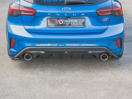 Rear Side Splitters Ford Focus MK4 ST (2019-) - Carbon Look