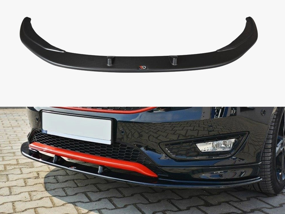 Maxton Design Front Splitter V.1 Ford Focus 3 St-line (Facelift) (2015-2018) - FO-FO-3F-STLINE-FD1G - Image 1