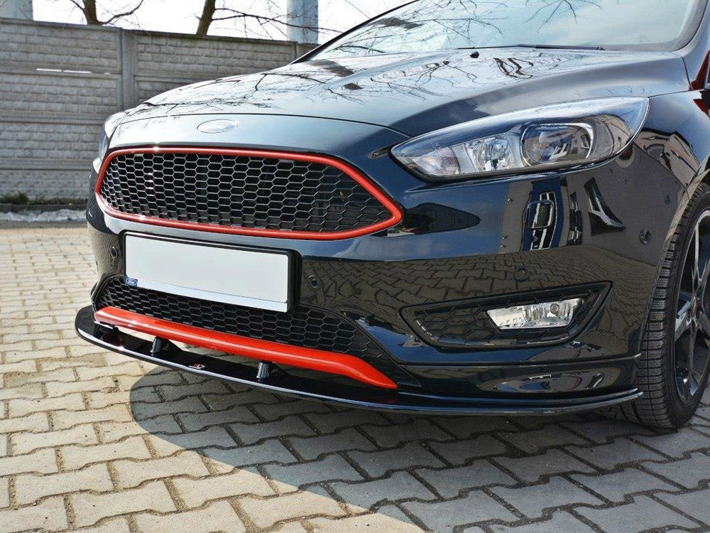 Maxton Design Front Splitter V.1 Ford Focus 3 St-line (Facelift) (2015-2018) - FO-FO-3F-STLINE-FD1G - Image 2