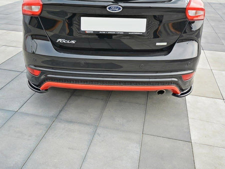 Maxton Design Rear Side Splitters Ford Focus Mk3 ST-Line (Facelift) 2015-2018 - Carbon Look - FO-FO-3F-STLINE-RSD1C - Image 3