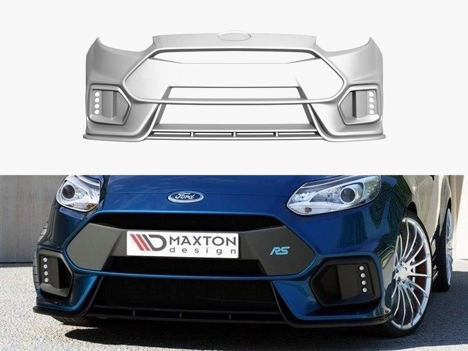 Maxton Design Front Bumper Ford Focus MK3 Preface (Focus RS 2015 Look) - FO-FO-3-RS-F1F - Image 1