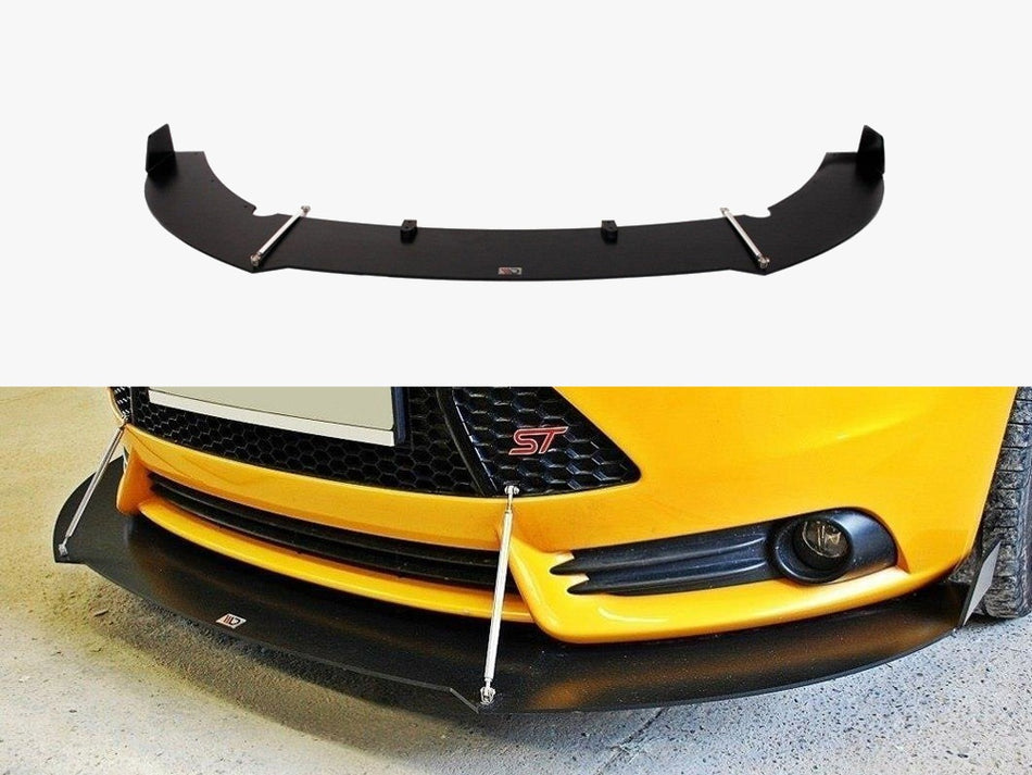 Maxton Design Front Racing Splitter Focus ST MK3 Preface Model Version 2 - FO-FO-3-ST-CNC-FD2A - Image 1