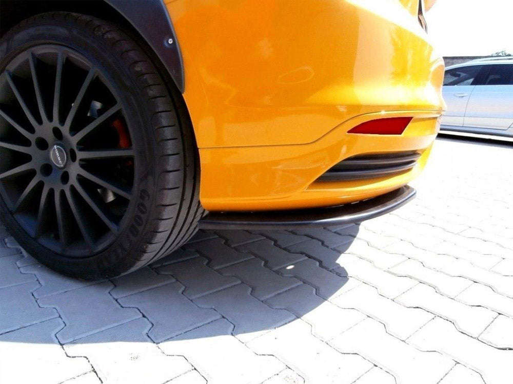 Rear Side Splitters Ford Focus MK3 ST Preface Model - Textured