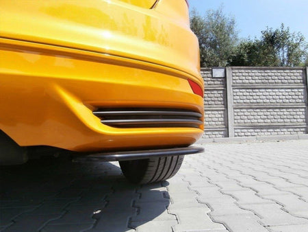 Rear Side Splitters Ford Focus MK3 ST Preface Model - Carbon Look