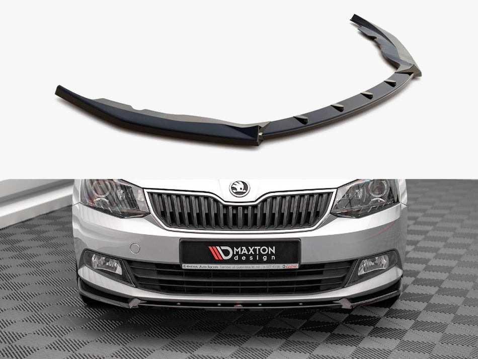 Maxton Design Front Splitter V.1 Skoda Fabia MK3 (2014-2019) - SK-FA-3-FD1G - Image 1