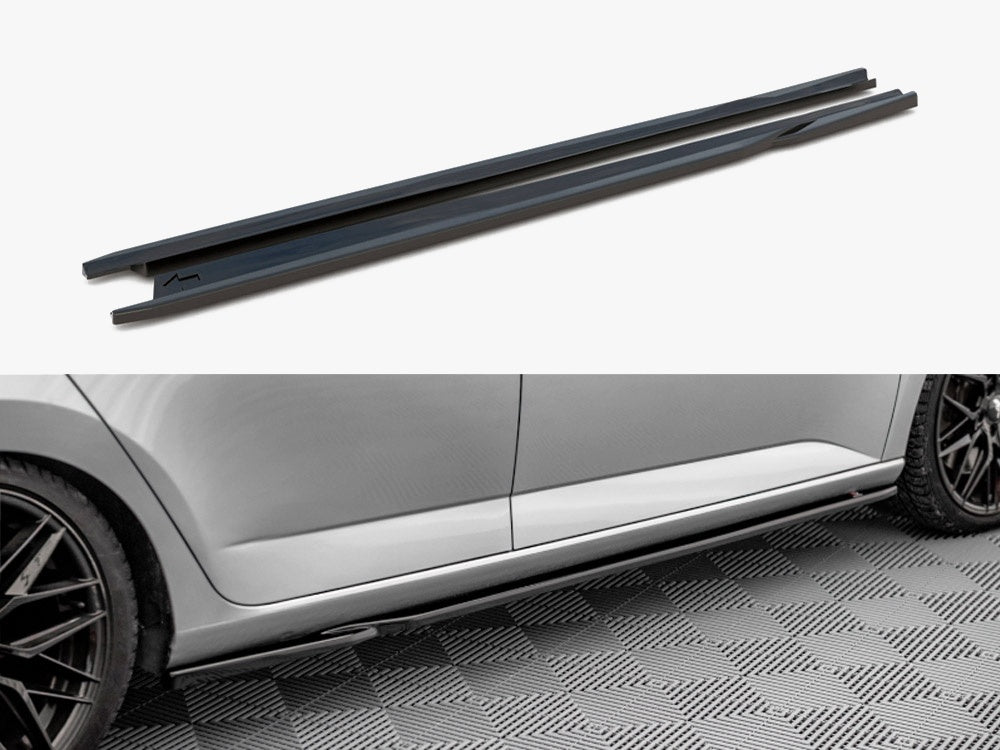 Maxton Design Side Skirts Diffusers Skoda Fabia MK3 (2014-2019) - SK-FA-3-SD1G - Image 1
