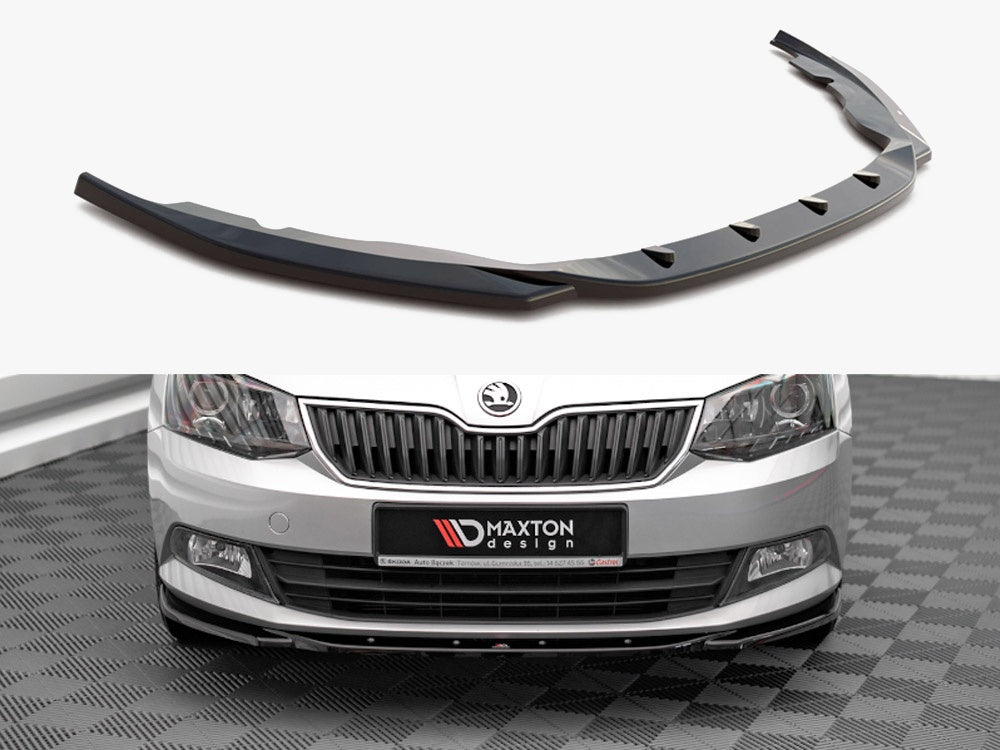 Maxton Design Front Splitter V.2 Skoda Fabia MK3 (2014-2019) - SK-FA-3-FD2G - Image 1