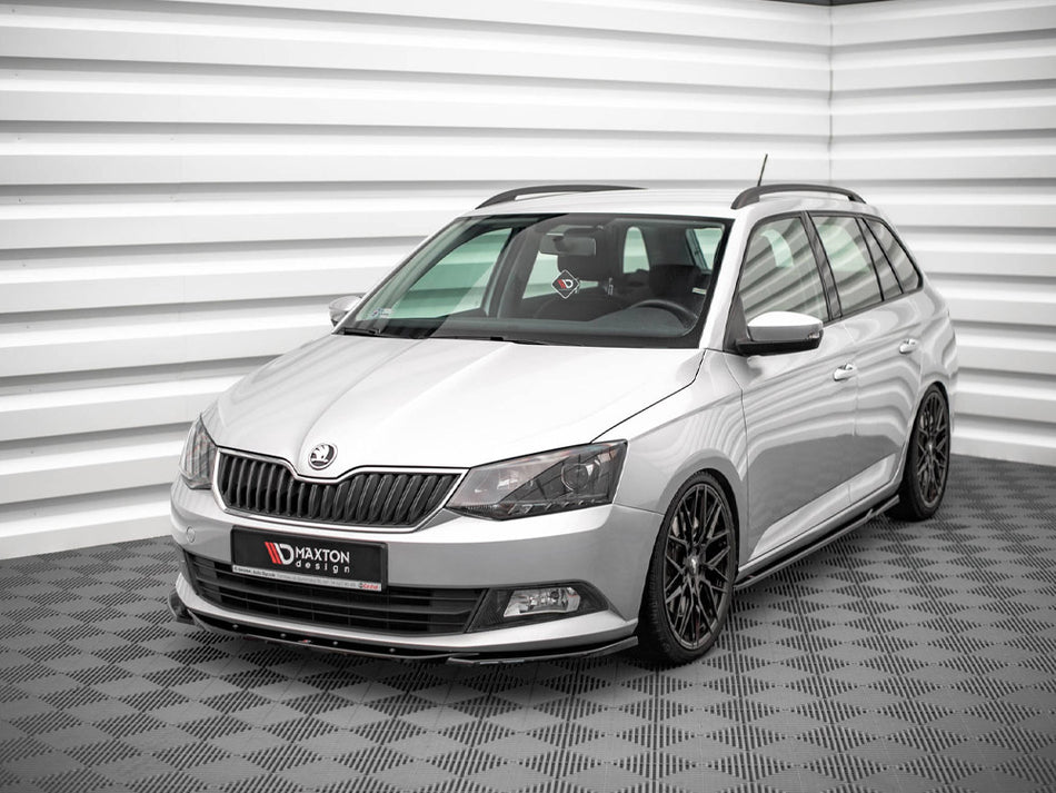 Maxton Design Front Splitter V.2 Skoda Fabia MK3 (2014-2019) - SK-FA-3-FD2G - Image 2