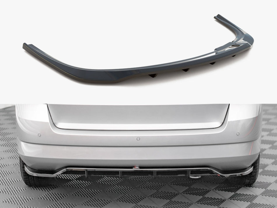 Maxton Design Rear Splitter (Vertical Bars) Skoda Fabia Estate Mk3 - SK-FA-3-RD1G+RD2G - Image 1