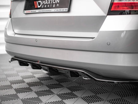 Maxton Design Rear Splitter (Vertical Bars) Skoda Fabia Estate Mk3 - SK-FA-3-RD1G+RD2G - Image 3