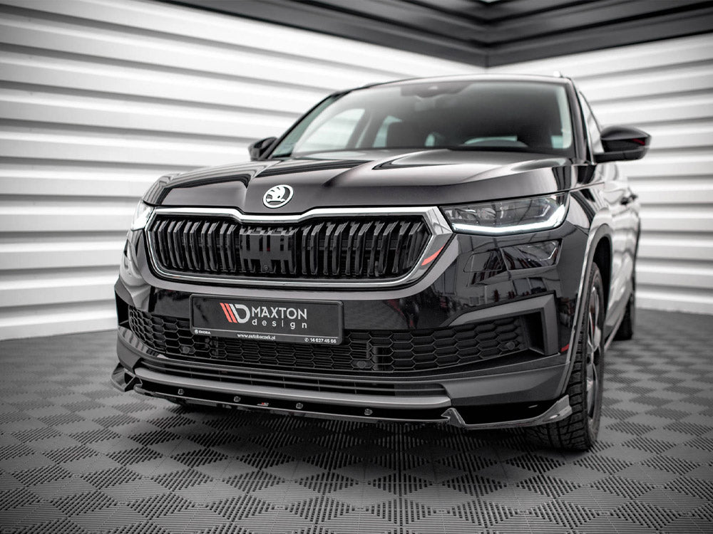 Maxton Design Front Splitter V.1 Skoda Kodiaq Mk1 Facelift - SK-KO-1F-FD1G - Image 2
