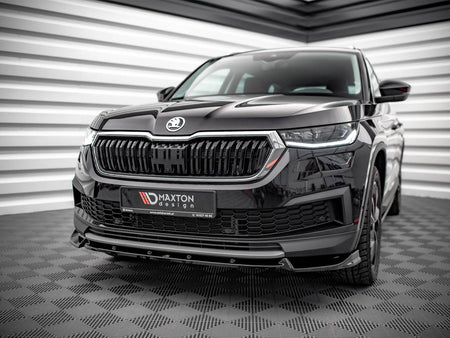 Maxton Design Front Splitter V.1 Skoda Kodiaq Mk1 Facelift - SK-KO-1F-FD1G - Image 2