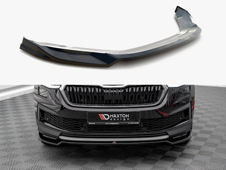 Maxton Design Front Splitter V.2 Skoda Kodiaq Mk1 Facelift - SK-KO-1F-FD2G - Image 1