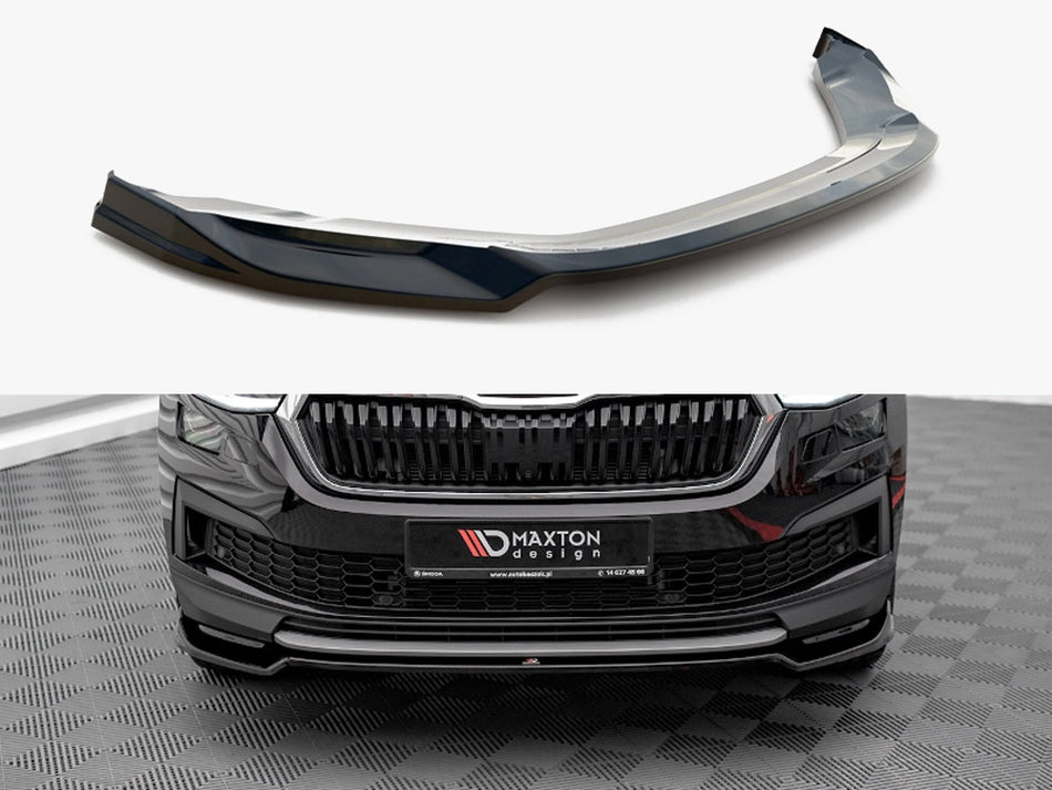Maxton Design Front Splitter V.2 Skoda Kodiaq Mk1 Facelift - SK-KO-1F-FD2G - Image 1