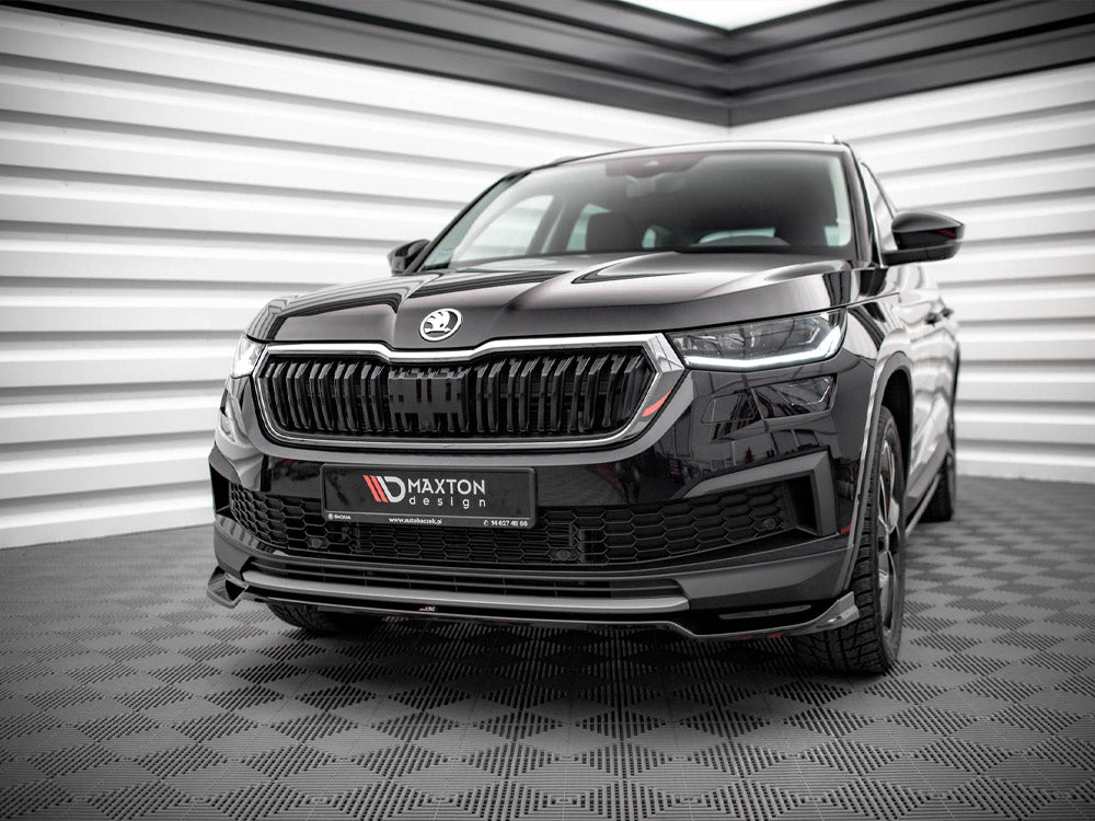 Maxton Design Front Splitter V.2 Skoda Kodiaq Mk1 Facelift - SK-KO-1F-FD2G - Image 2