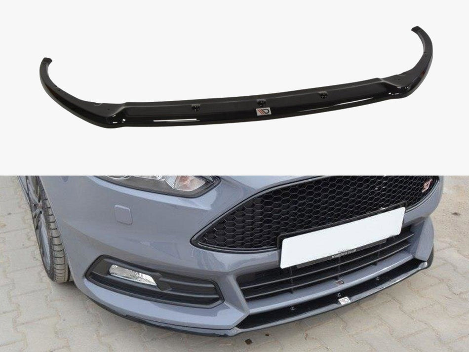 Maxton Design Front Splitter Focus ST MK3 Cupra Facelift Model - FO-FO-3F-ST-CUPRA-FD1G - Image 1