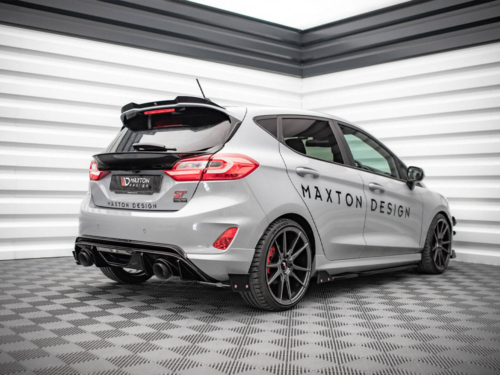 Maxton Design Rear Window Extension Ford Fiesta Mk8 Standard / ST / ST-Line Carbon Look - FO-FI-8-H1C - Image 2
