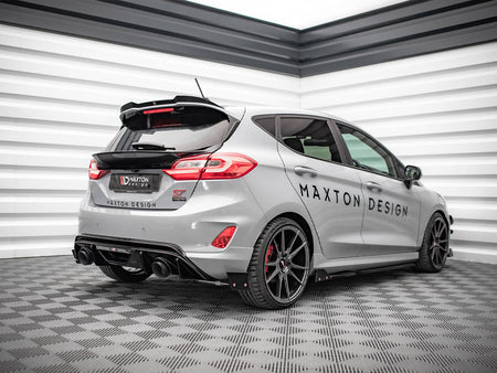 Maxton Design Rear Window Extension Ford Fiesta Mk8 Standard / ST / ST-Line Carbon Look - FO-FI-8-H1C - Image 2