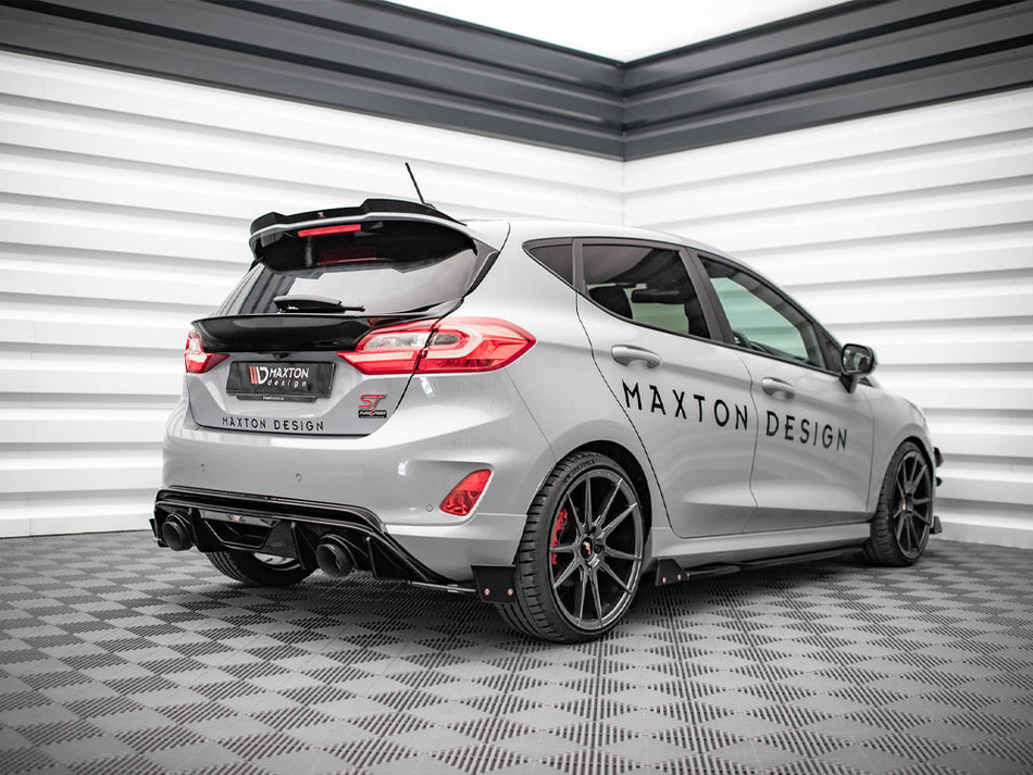 Maxton Design Rear Window Extension Ford Fiesta Mk8 Standard / ST / ST-Line Carbon Look - FO-FI-8-H1C - Image 2