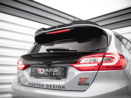 Maxton Design Rear Window Extension Ford Fiesta Mk8 Standard / ST / ST-Line Carbon Look - FO-FI-8-H1C - Image 3