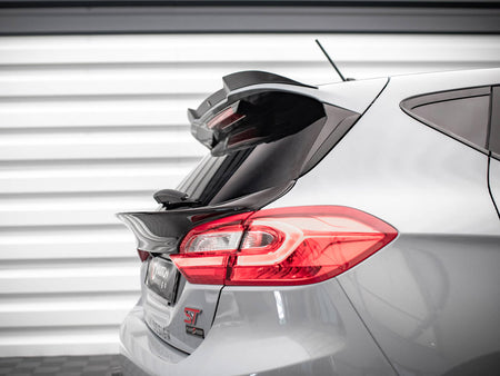 Maxton Design Rear Window Extension Ford Fiesta Mk8 Standard / ST / ST-Line Carbon Look - FO-FI-8-H1C - Image 5