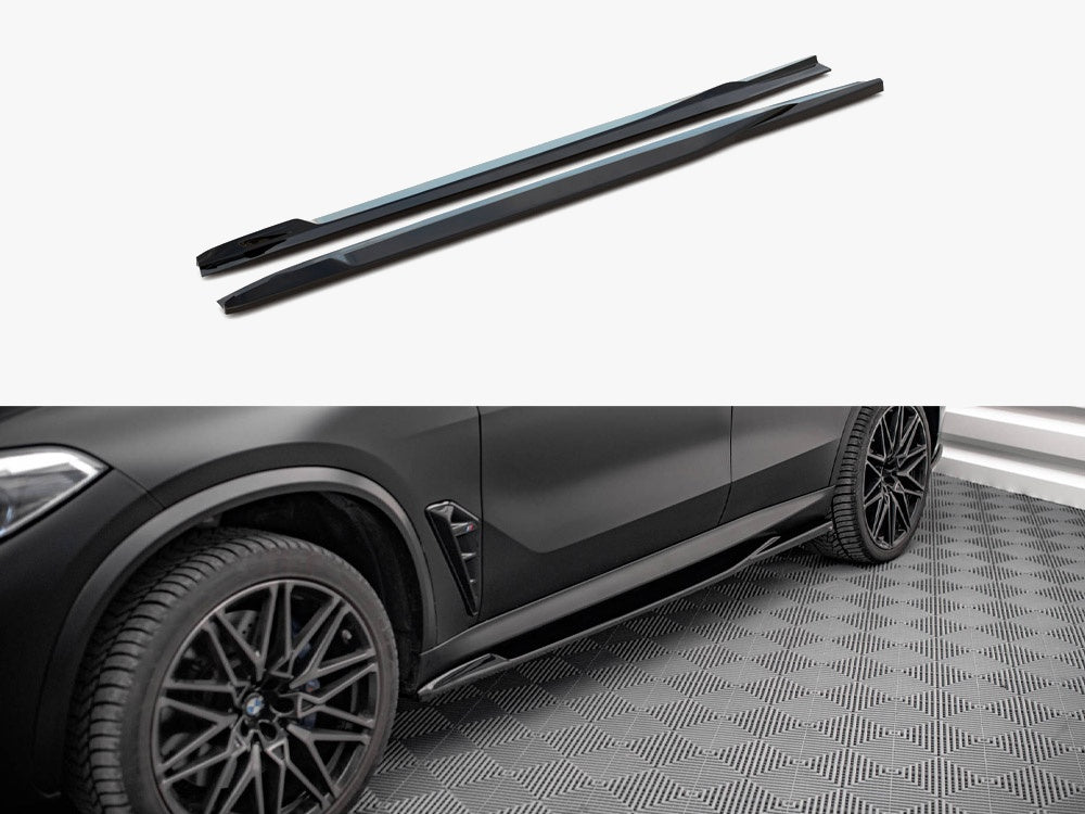 Maxton Design Side Skirts Diffusers BMW X5M F95 - BM-X5M-05-SD1G - Image 1