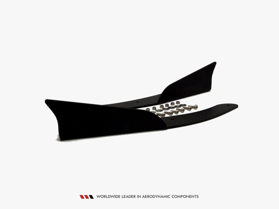 Maxton Design Universal Front Bumper LIP Add-on Winglets - UN-CNC-FD1A - Image 1