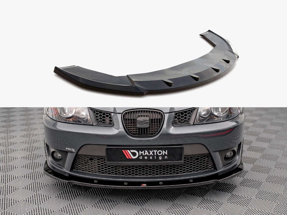 Maxton Design Front Splitter V.1 Seat Ibiza Cupra MK3 (2004-2008) - SE-IB-3-CU-FD1G - Image 1