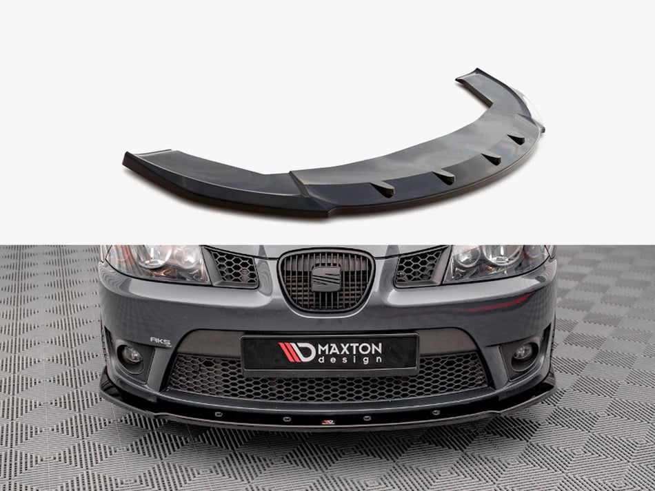 Maxton Design Front Splitter V.1 Seat Ibiza Cupra MK3 (2004-2008) - SE-IB-3-CU-FD1G - Image 1