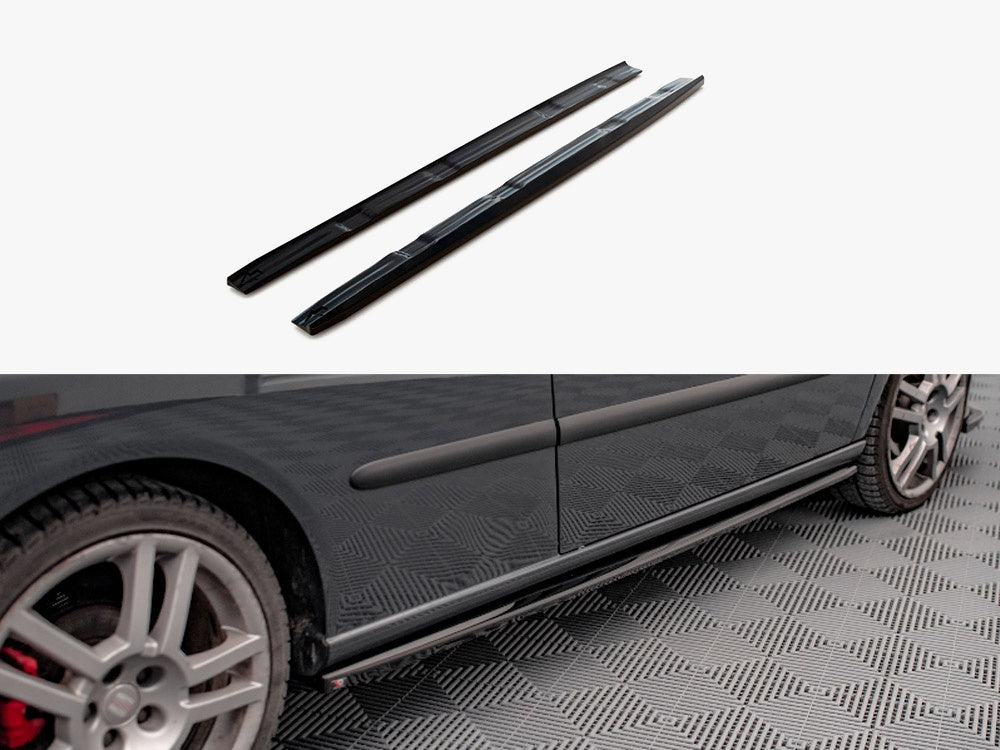 Maxton Design Side Skirts Diffusers Seat Ibiza Cupra MK3 (2004-2008) - SE-IB-3-CU-SD1G - Image 1