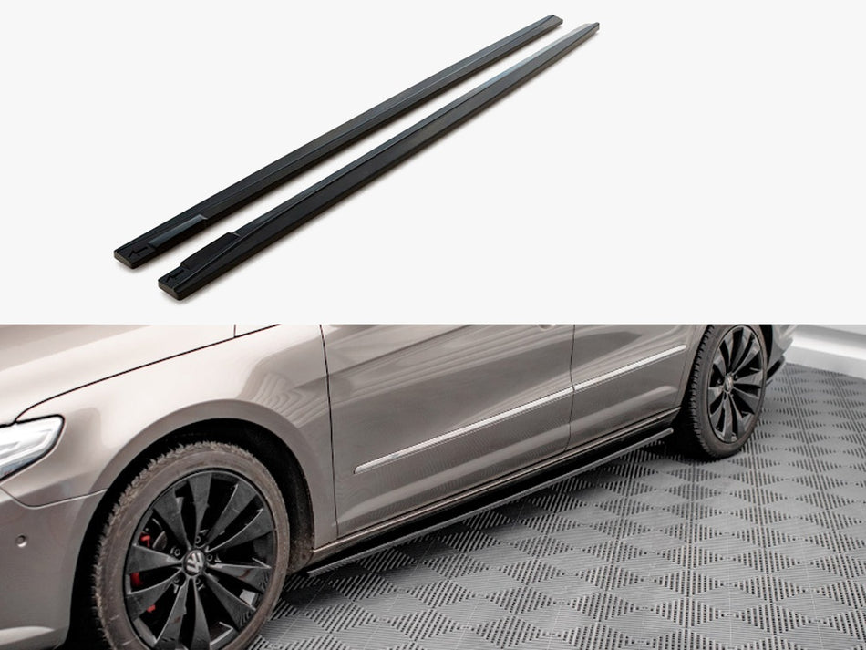 Maxton Design Side Skirts Diffusers V.2 VW Passat CC (2008-2012) - VW-PA-CC-SD2G - Image 1