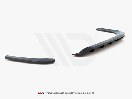 Maxton Design Central Rear Splitter (Vertical Bars) VW Passat CC - VW-PA-CC-RSD2G+RD1G - Image 6