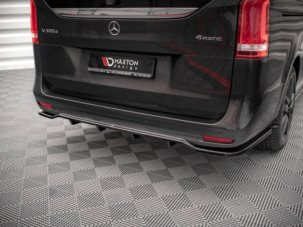 Maxton Design Rear Splitter (Vertical Bars) Mercedes V-Class AMG-Line W447 Facelift - ME-V-447F-AMGLINE-RD1G+RD2G - Image 3