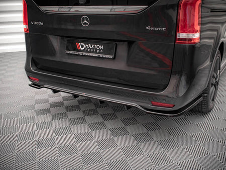 Maxton Design Rear Splitter (Vertical Bars) Mercedes V-Class AMG-Line W447 Facelift - ME-V-447F-AMGLINE-RD1G+RD2G - Image 3