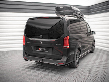 Maxton Design Rear Splitter (Vertical Bars) Mercedes V-Class AMG-Line W447 Facelift - ME-V-447F-AMGLINE-RD1G+RD2G - Image 4