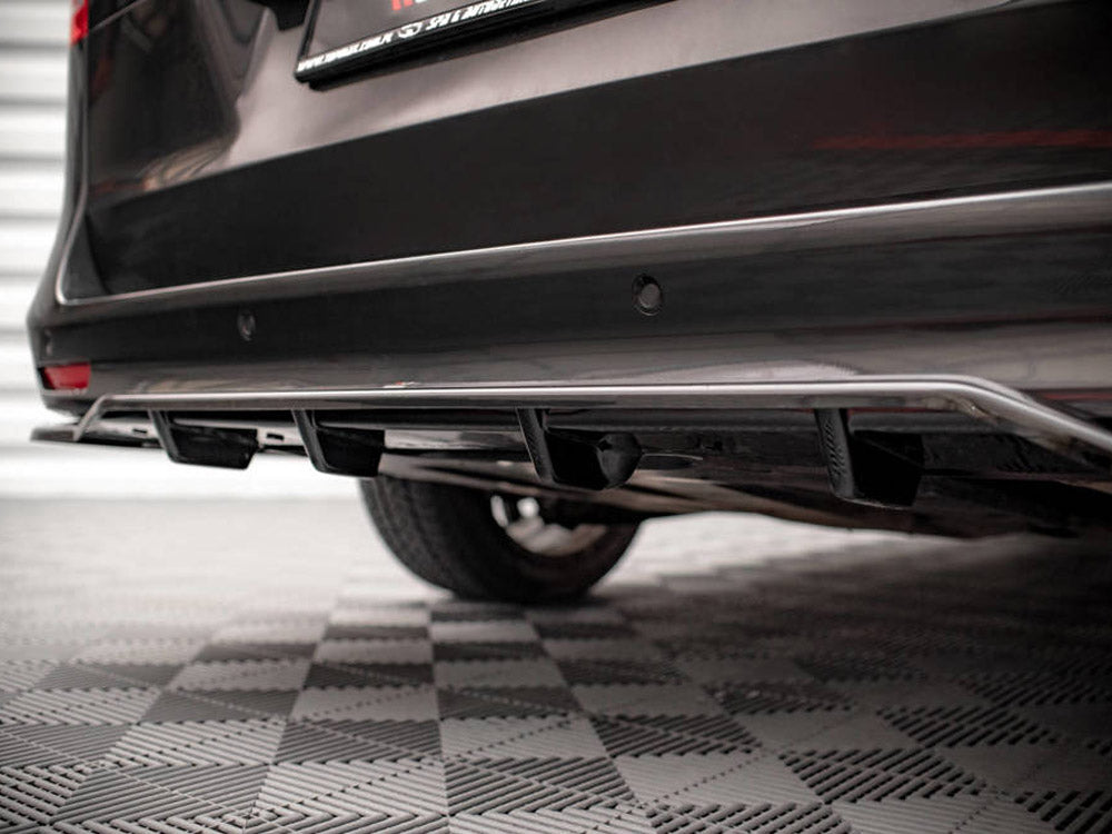 Maxton Design Rear Splitter (Vertical Bars) Mercedes V-Class AMG-Line W447 Facelift - ME-V-447F-AMGLINE-RD1G+RD2G - Image 7