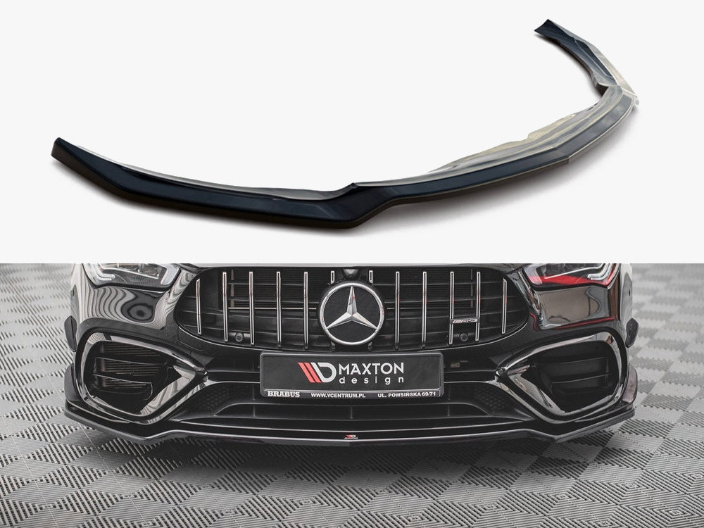 Maxton Design Front Splitter V.1 Mercedes-AMG CLA 45 Aero C118 - ME-CLA-118-45AMG-FD1G - Image 1