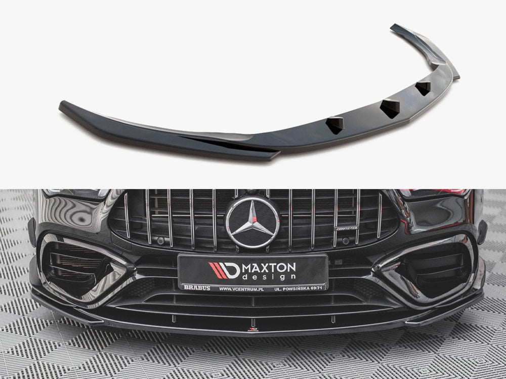 Maxton Design Front Splitter V.3 Mercedes-AMG CLA 45 Aero C118 - ME-CLA-118-45AMG-FD3G - Image 1