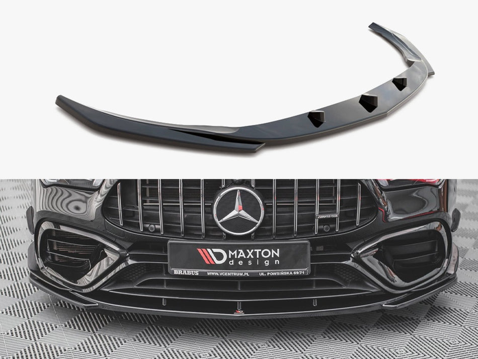 Maxton Design Front Splitter V.3 Mercedes-AMG CLA 45 Aero C118 - ME-CLA-118-45AMG-FD3G - Image 1